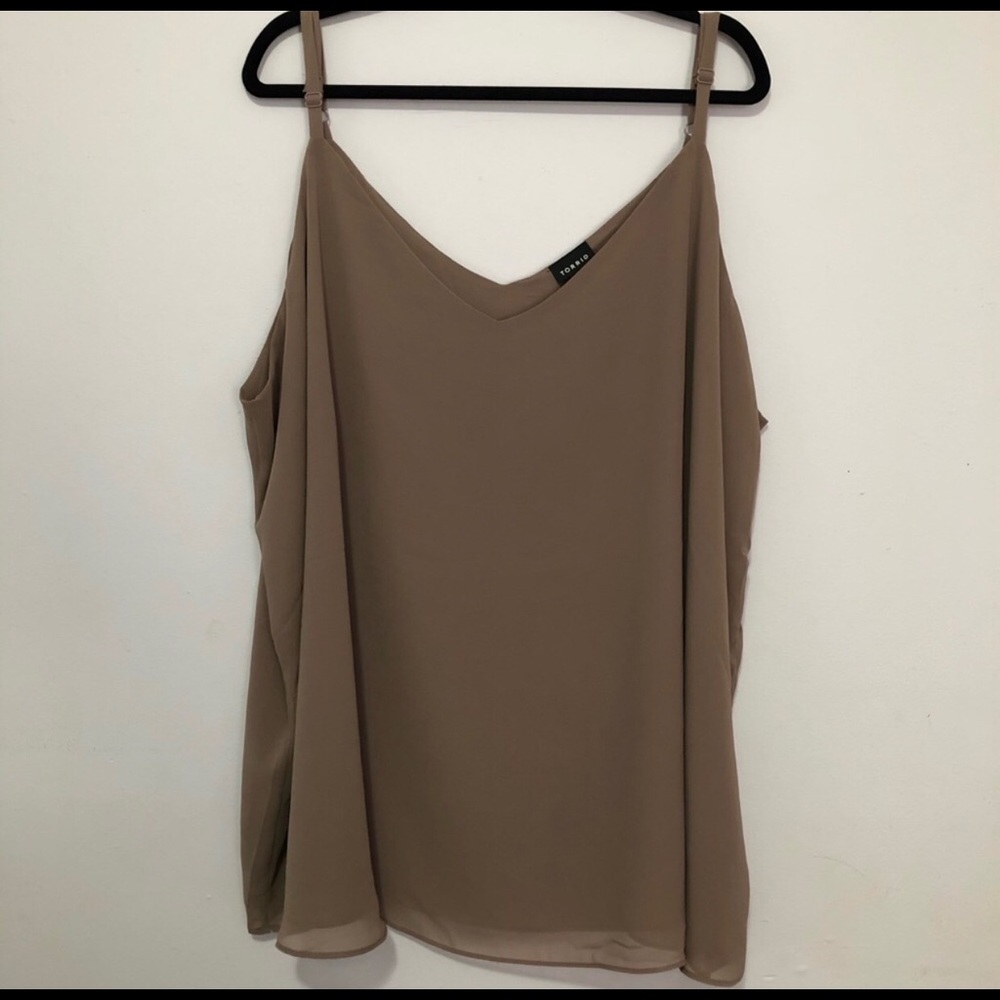 Torrid Chiffon double layer tank